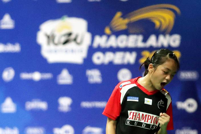 Jordana Alexa Mongkareng asal klub PB Champion Kudus, salah seorang peserta Yuzu Isotonic Magelang Open 2022 (Djarum Badminton) Jordana Alexa Mongkareng asal klub PB Champion Kudus, salah seorang peserta Yuzu Isotonic Magelang Open 2022 (Djarum Badminton)