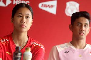 Putri Kusuma Wardani & Alwi Farhan (Djarum Badminton/Edward Luhukay)
