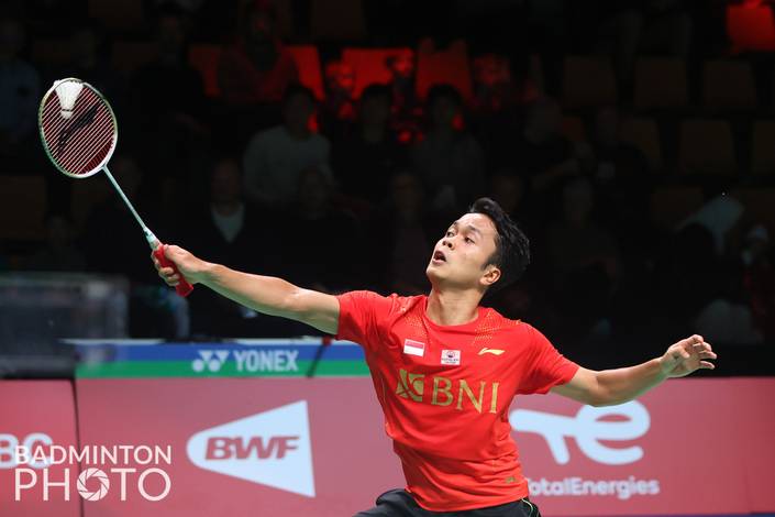Anthony Sinisuka Ginting (Badminton Photo/Yves Lacroix) Anthony Sinisuka Ginting (Badminton Photo/Yves Lacroix)
