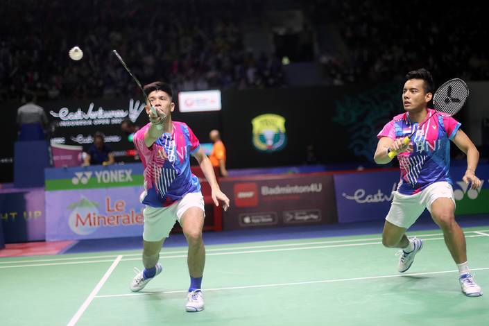 Yeremia Erich Yoche Yacob Rambitan & Pramudya Kusumawardana (Djarum Badminton) Yeremia Erich Yoche Yacob Rambitan & Pramudya Kusumawardana (Djarum Badminton)