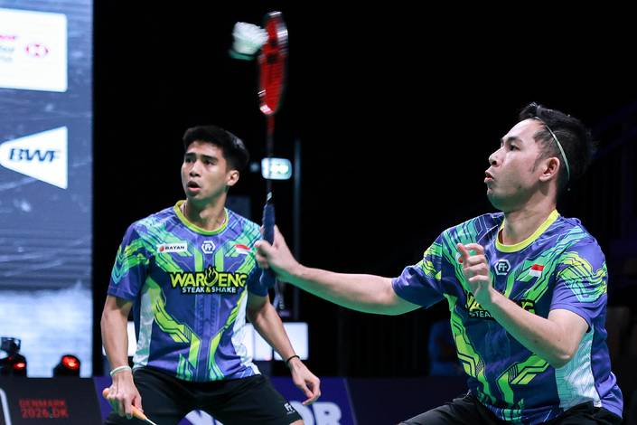 Sabar Karyaman Gutama/Moh Reza Pahlevi Isfahani (Humas PP PBSI)