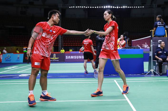 Hafiz Faizal/Gloria Emanuelle Widjaja (Indonesia) harus terhenti di babak pertama Yonex Thailand Open 2020 BWF World Tour Super 1000. (Foto: PBSI) Hafiz Faizal/Gloria Emanuelle Widjaja (Indonesia) harus terhenti di babak pertama Yonex Thailand Open 2020 BWF World Tour Super 1000. (Foto: PBSI)