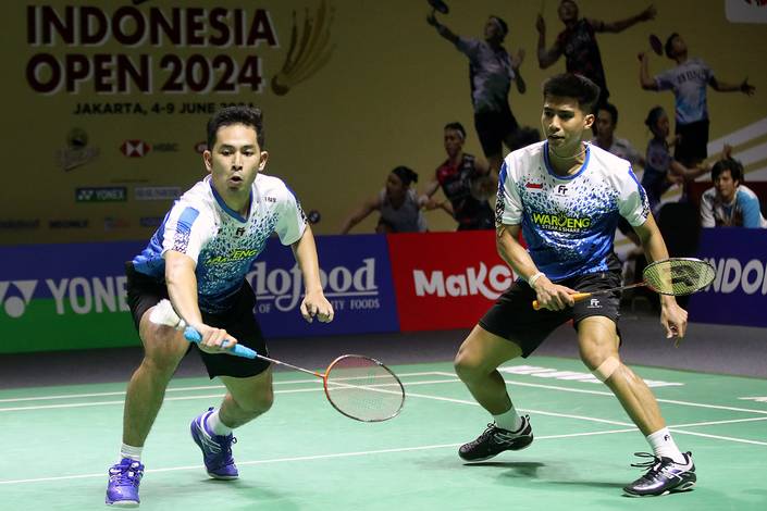 Muhammad Reza Pahlevi & Sabar Karyaman Gutama (Djarum Badminton) Muhammad Reza Pahlevi & Sabar Karyaman Gutama (Djarum Badminton)