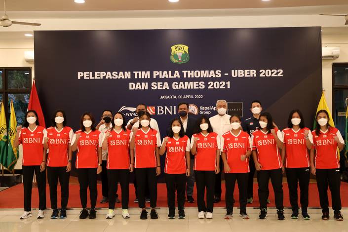 Pelepasan Tim Uber Indonesia (Humas PP PBSI) Pelepasan Tim Uber Indonesia (Humas PP PBSI)