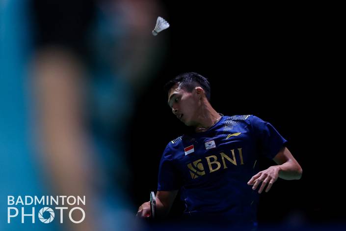 Jonatan Christie (Foto: Badminton Photo/Raphael Sachetat) Jonatan Christie (Foto: Badminton Photo/Raphael Sachetat)