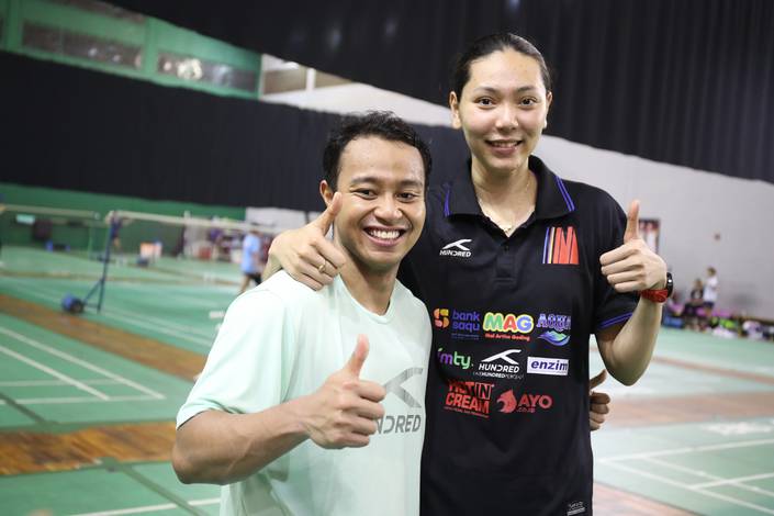 Rehan Naufal Kusharjanto/Gloria Emanuelle Widjaja (Djarum Badminton/Edward Luhukay) Rehan Naufal Kusharjanto/Gloria Emanuelle Widjaja (Djarum Badminton/Edward Luhukay)