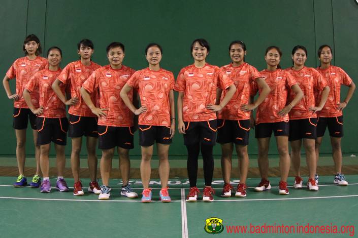 Tim Bulutangkis Putri Indonesia. (Foto: PBSI)