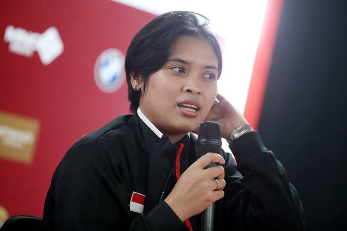 Gregoria Mariska Tunjung (Djarum Badminton/Edward Luhukay) Gregoria Mariska Tunjung (Djarum Badminton/Edward Luhukay)