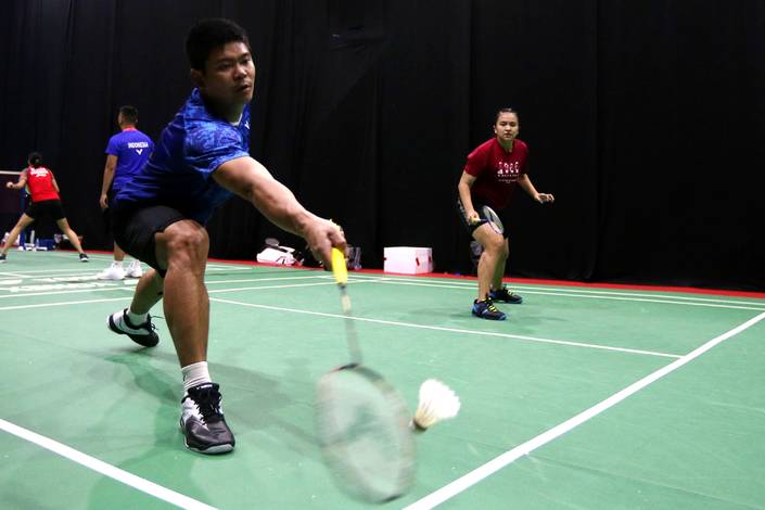 Praveen Jordan & Melati Daeva Oktavianti (Humas PP PBSI) Praveen Jordan & Melati Daeva Oktavianti (Humas PP PBSI)