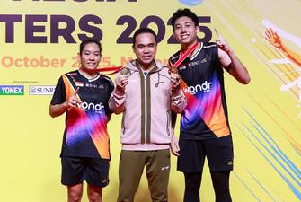 Marwan Faza/Aisyah Salsabila Putri Pranata & Rionny Mainaky (Humas PP PBSI)