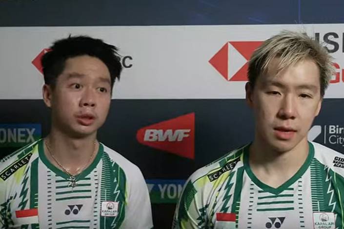Kevin Sanjaya Sukamuljo/Marcus Fernaldi Gideon (Tangkapan Layar BWF TV) Kevin Sanjaya Sukamuljo/Marcus Fernaldi Gideon (Tangkapan Layar BWF TV)