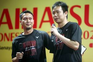 Mohammad Ahsan & Hendra Setiawan (Djarum Badminton/Edward Luhukay)