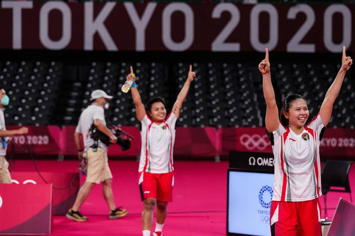 Apriyani Rahayu & Greysia Polii (Foto: BADMINTONPHOTO/Shi Tang) Apriyani Rahayu & Greysia Polii (Foto: BADMINTONPHOTO/Shi Tang)