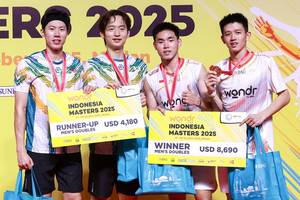 Choi Sol Gyu/Goh V Shem & Raymond Indra/Nikolaus Joaquin (Humas PP PBSI) Choi Sol Gyu/Goh V Shem & Raymond Indra/Nikolaus Joaquin (Humas PP PBSI)