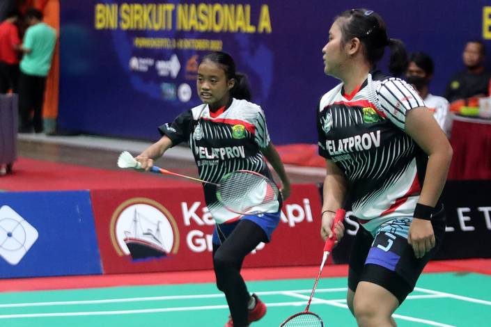 Elvira Putri Dwi Aprillian/Mayla Cahya Afilian Pratiwi (Djarum Badminton) Elvira Putri Dwi Aprillian/Mayla Cahya Afilian Pratiwi (Djarum Badminton)