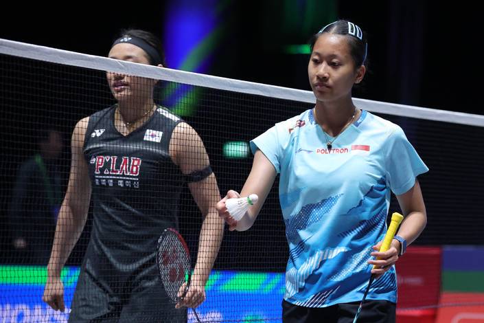 An Se Young & Putri Kusuma Wardani (Humas PP PBSI)