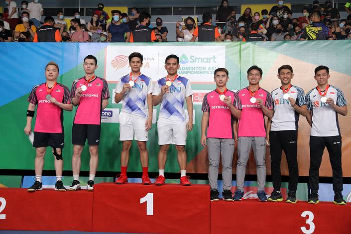 Para juara ganda putra BAC 2022 (Humas PP PBSI) Para juara ganda putra BAC 2022 (Humas PP PBSI)
