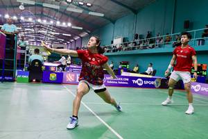 Verrell Yustin Mulia/Velisha Christina (Humas PP PBSI) Verrell Yustin Mulia/Velisha Christina (Humas PP PBSI)