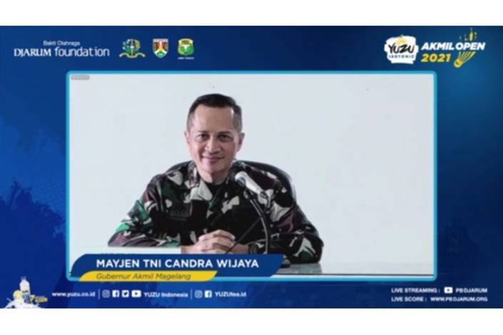 Gubernur Akmil Mayjen TNI Candra Wijaya (Dok. YUZU Isotonic Akmil Open 2021) Gubernur Akmil Mayjen TNI Candra Wijaya (Dok. YUZU Isotonic Akmil Open 2021)