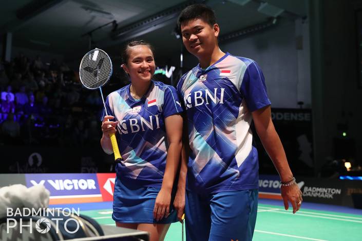 Melati Daeva Oktavianti & Praveen Jordan (Badminton Photo/Yves Lacroix) Melati Daeva Oktavianti & Praveen Jordan (Badminton Photo/Yves Lacroix)