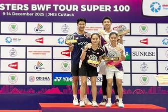 Marwan Faza/Aisyah Salsabila Putri Pranata & Dejan Ferdinansyah/Bernadine Anindiya Wardana (Humas PP PBSI)