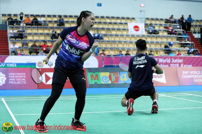 Indah Cahya Sari Jamil (kiri) saat berpasangan dengan Leo Rolly Carnando. Indah Cahya Sari Jamil (kiri) saat berpasangan dengan Leo Rolly Carnando.