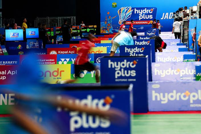 Suasana pertandingan HYDROPLUS Sirnas A Jateng 2026 (Djarum Badminton/Edward Luhukay)