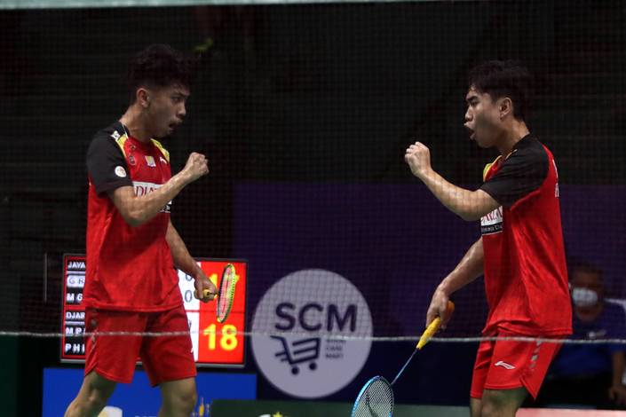 Muh Putra Erwiansyah/Patra Harapan Rindorindo (Djarum Badminton) Muh Putra Erwiansyah/Patra Harapan Rindorindo (Djarum Badminton)