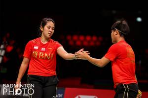 Siti Fadia Silva Ramadhanti & Ribka Sugiarto (Badminton Photo/Yohan Nonotte)