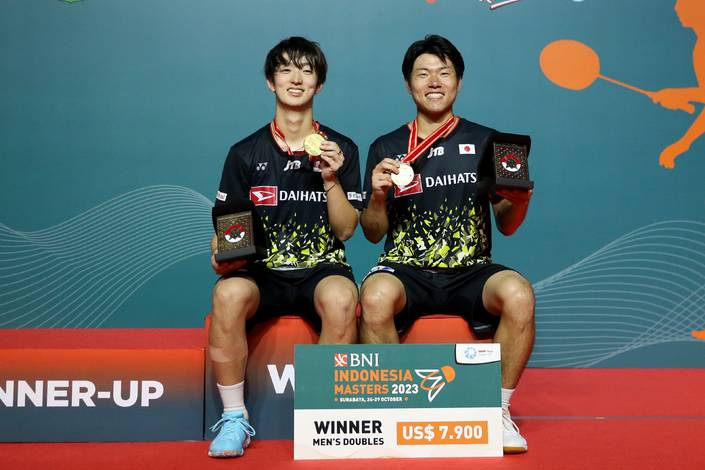Kenya Mitsuhashi/Hiroki Okamura (Humas PP PBSI) Kenya Mitsuhashi/Hiroki Okamura (Humas PP PBSI)