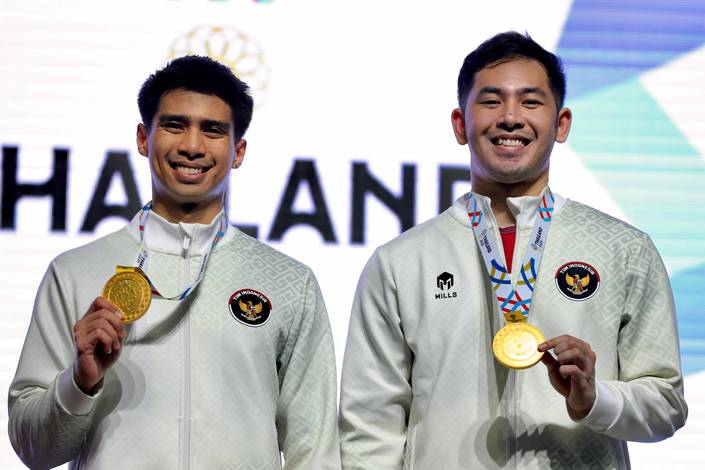 Sabar Karyaman Gutama/Moh. Reza Pahlevi Isfahani (Humas PP PBSI)