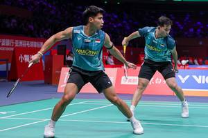 Sabar Karyaman Gutama/Moh Reza Pahlevi Isfahani (Humas PP PBSI)