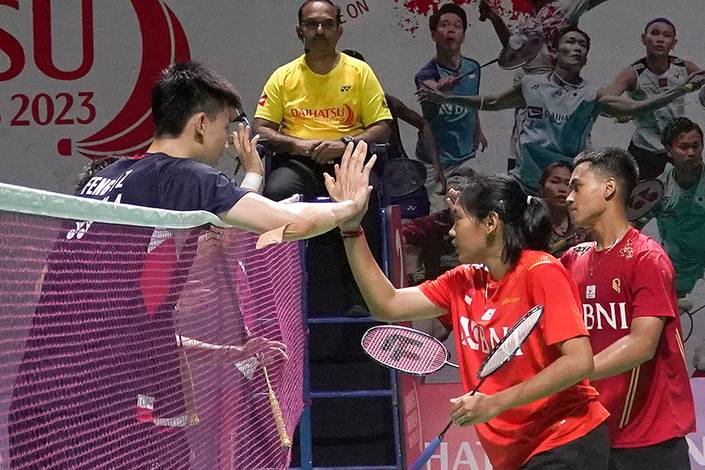 Feng Yan Zhe/Huang Dong Ping & Jafar Hidayatullah/Aisyah Salsabila Putri Pranata (Humas PP PBSI) Feng Yan Zhe/Huang Dong Ping & Jafar Hidayatullah/Aisyah Salsabila Putri Pranata (Humas PP PBSI)