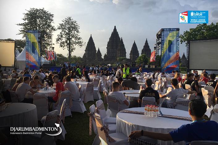 Suasana Jelang Gala Dinner Blibli.com Yonex Sunrise BWF World Junior Badminton Championships 2017.