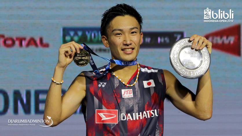 Kento Momota Menjuarai Tunggal Putra di Blibli Indonesia Open 2018 Kento Momota Menjuarai Tunggal Putra di Blibli Indonesia Open 2018