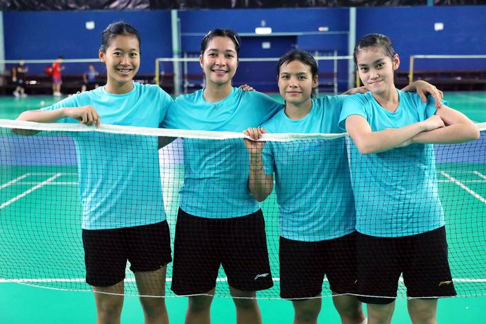 Skuad tunggal putri Indonesia pada BATC 2024 (Humas PP PBSI) Skuad tunggal putri Indonesia pada BATC 2024 (Humas PP PBSI)
