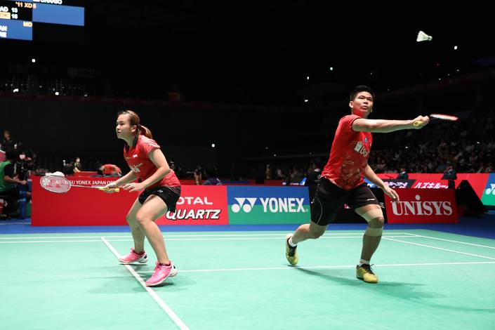 Praveen Jordan/Melati Daeva Oktavianti menyambut pengembalian. Praveen Jordan/Melati Daeva Oktavianti menyambut pengembalian.