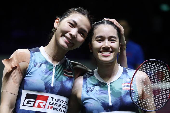 Jongkolphan Kititharakul/Rawinda Prajongjai (Djarum Badminton) Jongkolphan Kititharakul/Rawinda Prajongjai (Djarum Badminton)