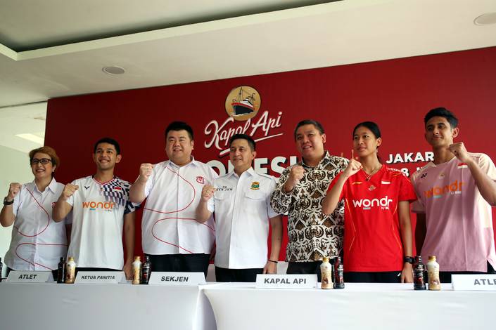 Sesi jumpa pers Indonesia Open 2025 (Djarum Badminton/Edward Luhukay) Sesi jumpa pers Indonesia Open 2025 (Djarum Badminton/Edward Luhukay)