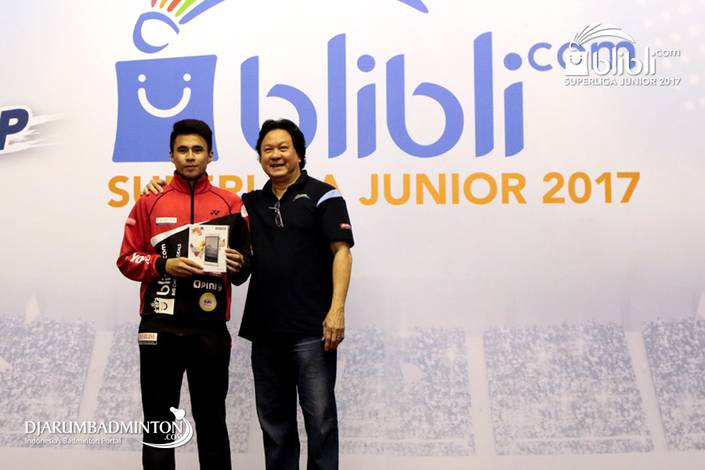 Liem Swie King dan Ikhsan Leonardo Imanuel Rumbay Liem Swie King dan Ikhsan Leonardo Imanuel Rumbay