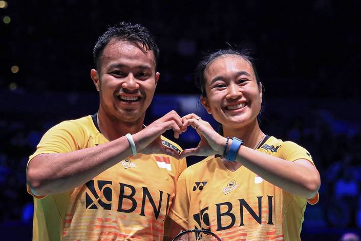 Rehan Naufal Kusharjanto & Lisa Ayu Kusumawati (Humas PP PBSI) Rehan Naufal Kusharjanto & Lisa Ayu Kusumawati (Humas PP PBSI)