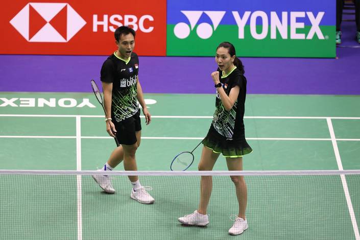 Selebrasi Hafiz Faizal/Gloria Emanuelle Widjaja (Indonesia). Selebrasi Hafiz Faizal/Gloria Emanuelle Widjaja (Indonesia).