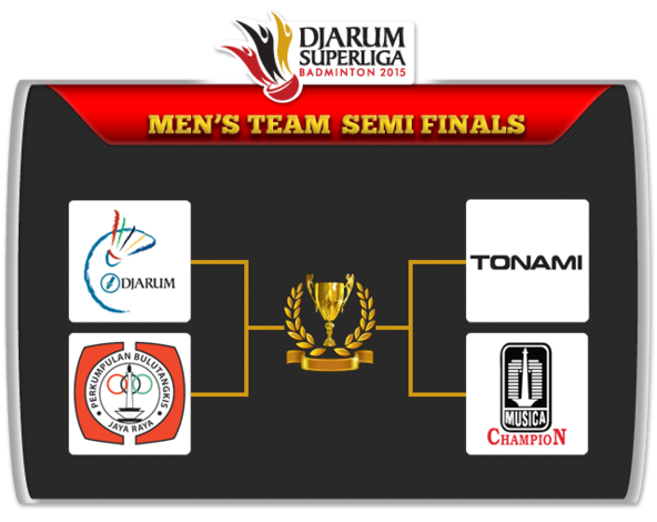 Semi Finals Djarum Superliga Badminton 2015