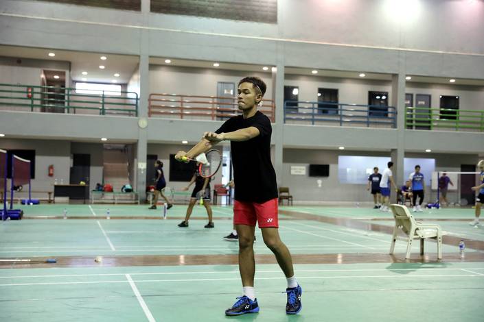 Suasana latihan di pelatnas PBSI, Cipayung, Jakarta (Humas PP PBSI) Suasana latihan di pelatnas PBSI, Cipayung, Jakarta (Humas PP PBSI)