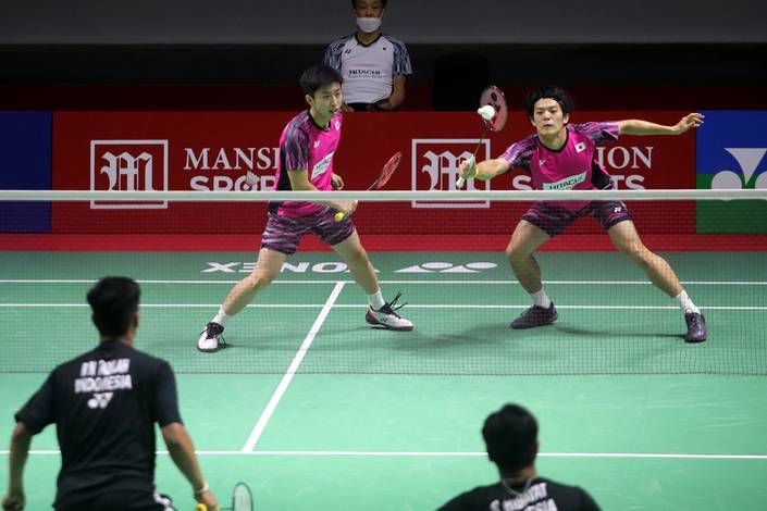 Takumi Nomura/Yuichi Shimogami (Djarum Badminton) Takumi Nomura/Yuichi Shimogami (Djarum Badminton)