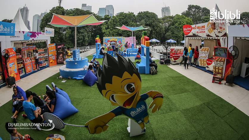 Resting Facilities in Blibli Indonesia Open.