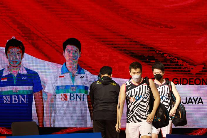 Marcus Fernaldi Gideon & Kevin Sanjaya Sukamuljo (Humas PP PBSI)