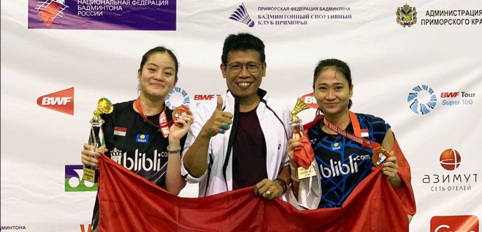 Ni Ketut Mahadewi Istarani/Tania Oktaviani Kusumah (Indonesia) keluar sebagai juara ganda putri Russia Open 2019. Ni Ketut Mahadewi Istarani/Tania Oktaviani Kusumah (Indonesia) keluar sebagai juara ganda putri Russia Open 2019.