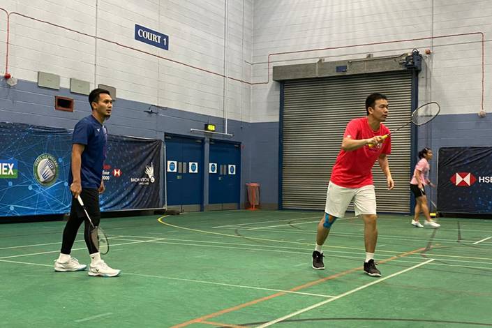 Mohammad Ahsan & Hendra Setiawan (Humas PP PBSI) Mohammad Ahsan & Hendra Setiawan (Humas PP PBSI)