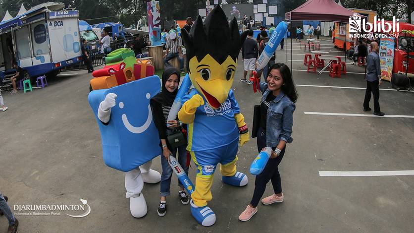 Maskot BIO Beraksi di Istora Maskot BIO Beraksi di Istora